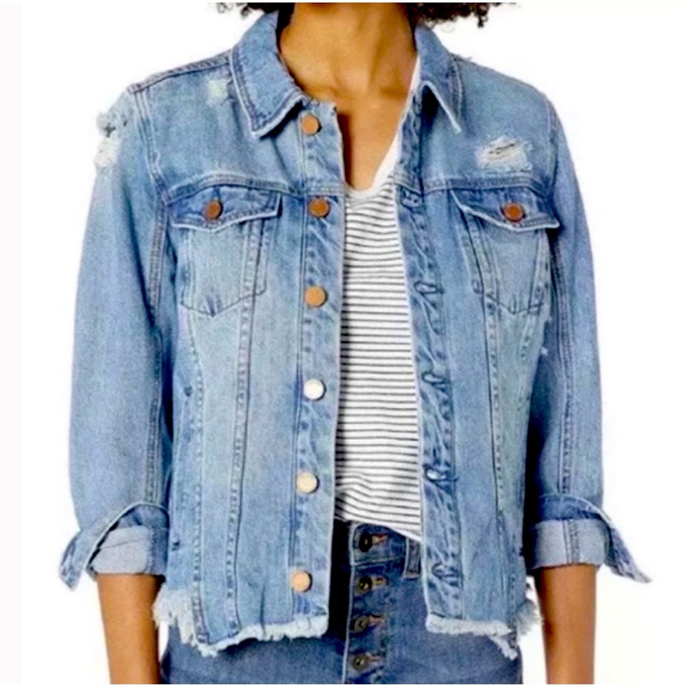 Blank NYC Denim Jacket Size L